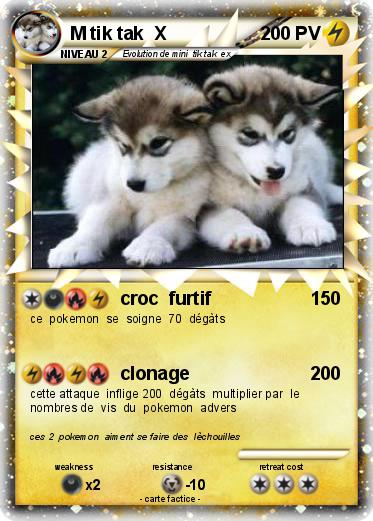 Pokemon M tik tak  X
