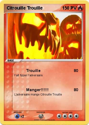 Pokemon Citrouille Trouille