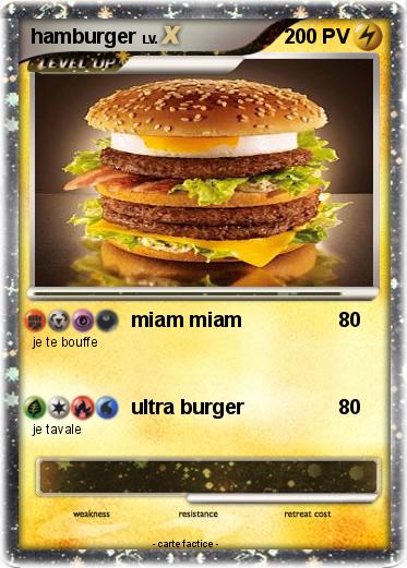 Pokemon hamburger