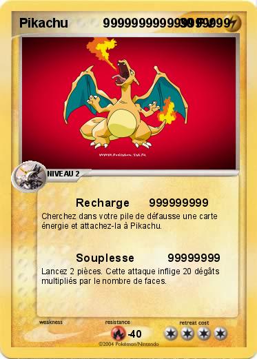 Pokemon Pikachu          999999999999999999