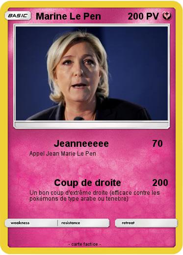 Pokemon Marine Le Pen