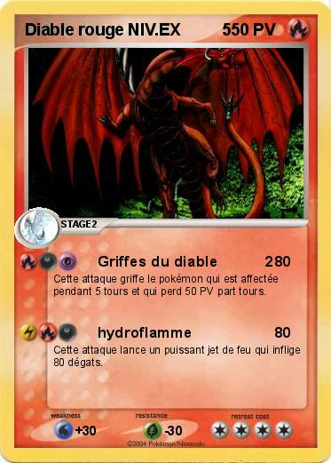 Pokemon Diable rouge NIV.EX         5