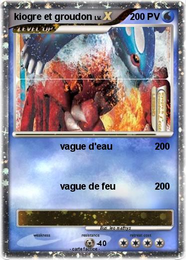 Pokemon kiogre et groudon