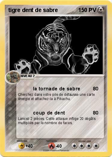 Pokemon tigre dent de sabre