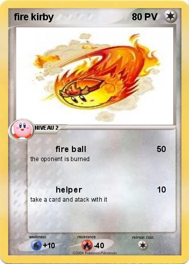 Pokemon fire kirby