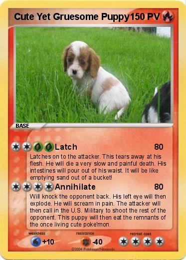 Pokemon Cute Yet Gruesome Puppy