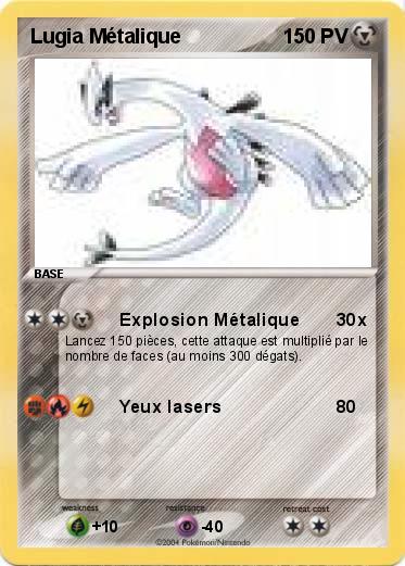 Pokemon Lugia Métalique