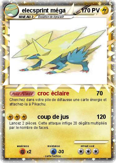 Pokemon elecsprint méga