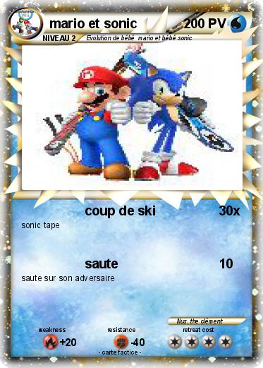 Pokemon mario et sonic
