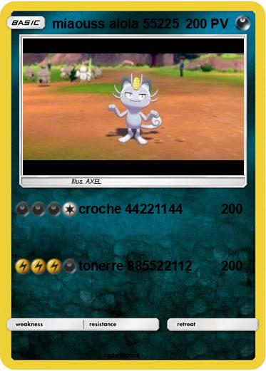 Pokemon miaouss alola 55225