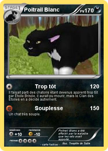 Pokemon Poitrail Blanc