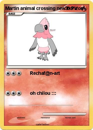 Pokemon Martin animal crossing new horizon