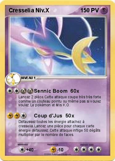 Pokemon Cresselia Niv.X