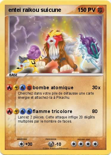 Pokemon entei raikou suicune