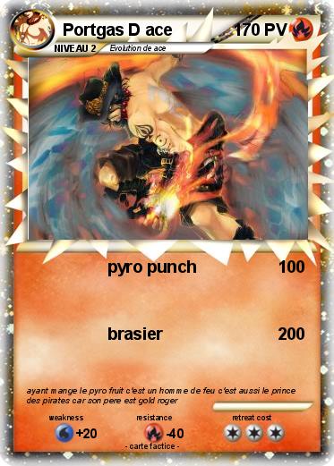 Pokemon Portgas D ace