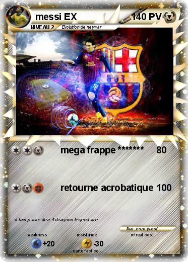 Pokemon messi EX