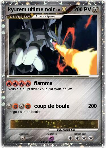 Pokemon kyurem ultime noir