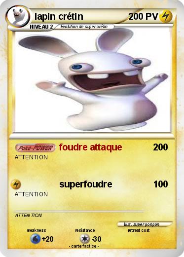 Pokemon lapin crétin