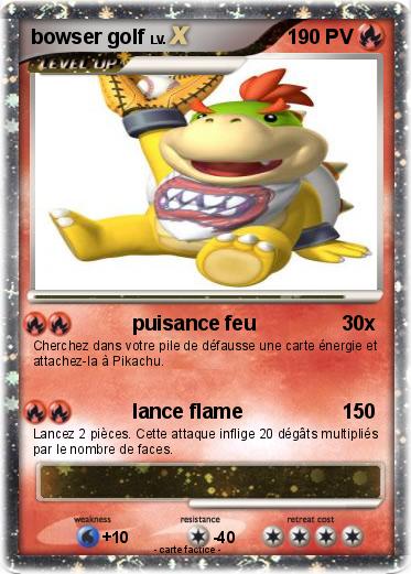 Pokemon bowser golf
