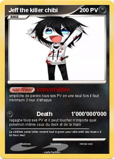 Pokemon Jeff the killer chibi