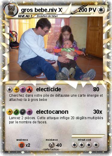 Pokemon gros bebe.niv X