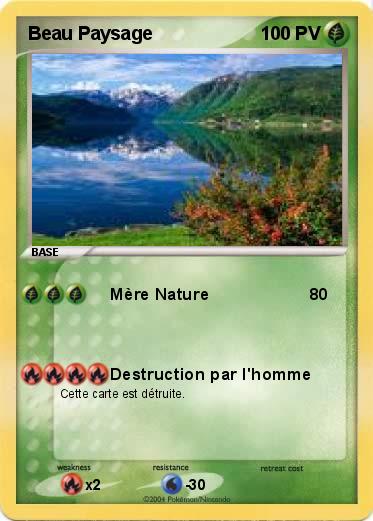 Pokemon Beau Paysage
