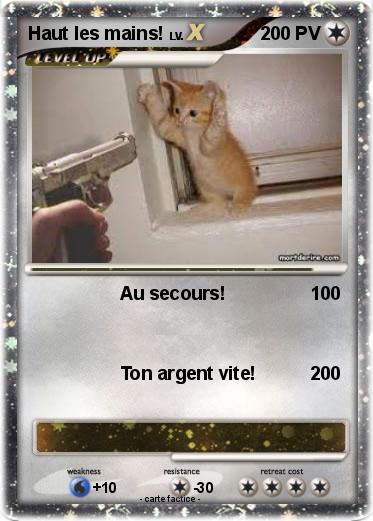 Pokemon Haut les mains!