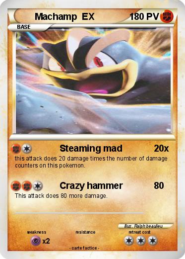 Pokemon Machamp  EX