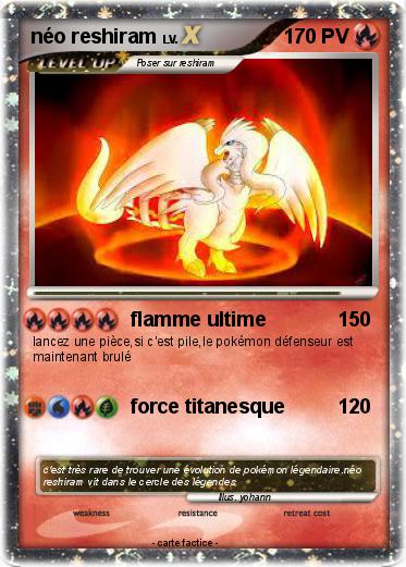 Pokemon néo reshiram