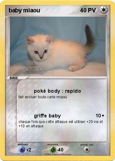Pokemon baby miaou