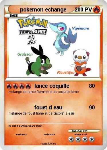 Pokemon pokemon echange