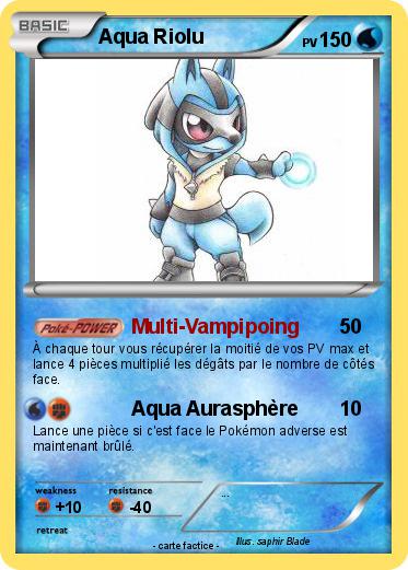 Pokemon Aqua Riolu