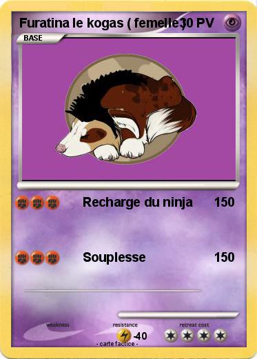 Pokemon Furatina le kogas ( femelle )