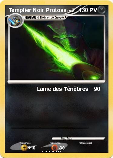 Pokemon Templier Noir Protoss