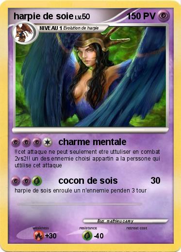 Pokemon harpie de soie