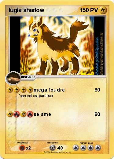 Pokemon lugia shadow