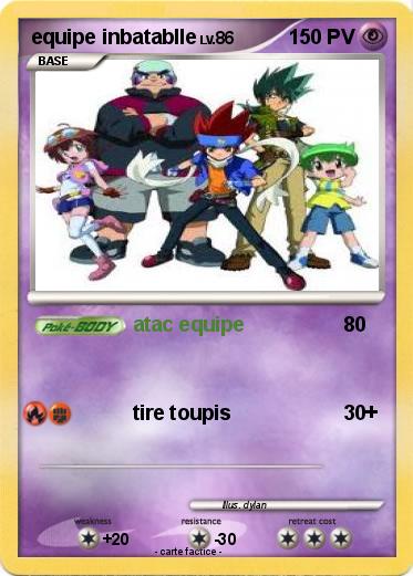 Pokemon equipe inbatablle