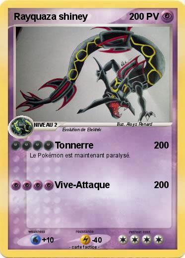 Pokemon Rayquaza shiney