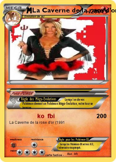 Pokemon La Caverne de la rose d'or (1991