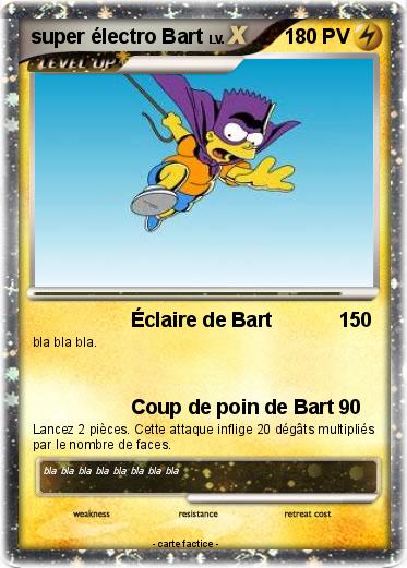 Pokemon super électro Bart
