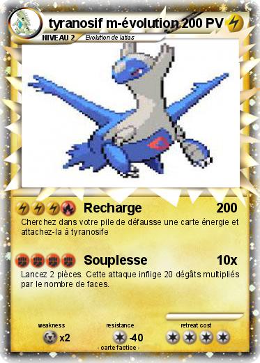 Pokemon tyranosif m-évolution