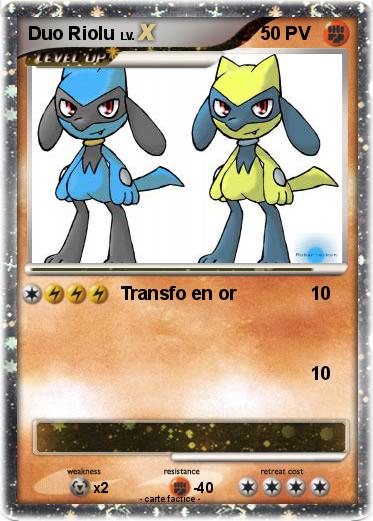 Pokemon Duo Riolu