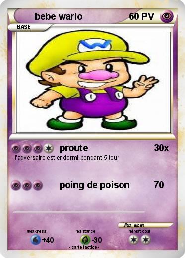 Pokemon bebe wario