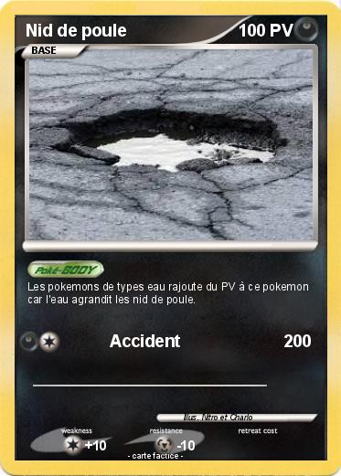 Pokemon Nid de poule