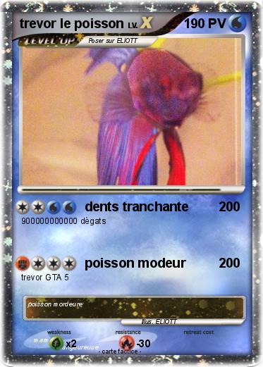 Pokemon trevor le poisson