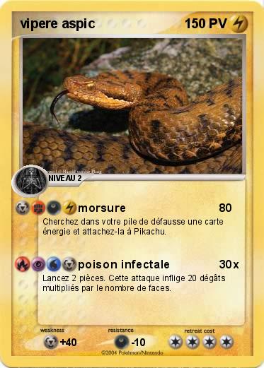 Pokemon vipere aspic