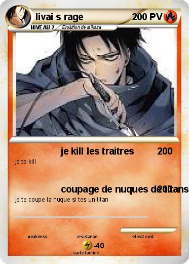 Pokemon livai s rage