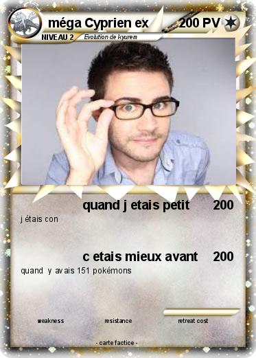 Pokemon méga Cyprien ex