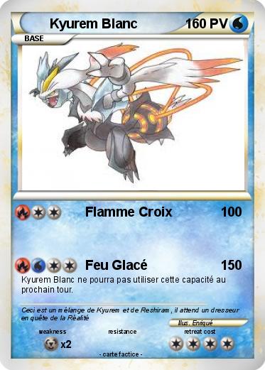 Pokemon Kyurem Blanc