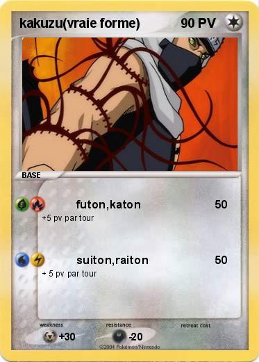 Pokemon kakuzu(vraie forme)